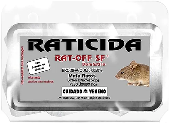 Raticida Rat-off Tecnocell 250g